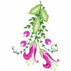 Flowers Embroidery Design 4